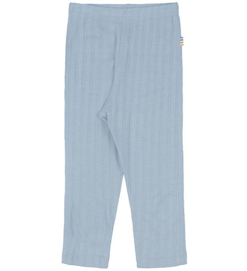 Joha Leggings - Uld/Silke - Støvet Blå
