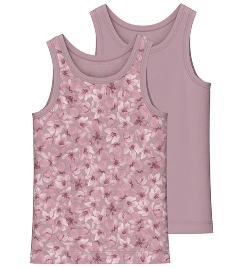 Name It Undertrøje - Noos - NmfTank - 2-pak - Mauve Shadows