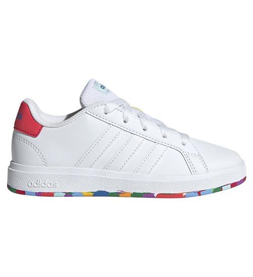adidas Performance Sko - GRAND COURT 2.0 K - Hvid/Rød