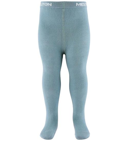 Melton Strømpebukser - Faded Denim