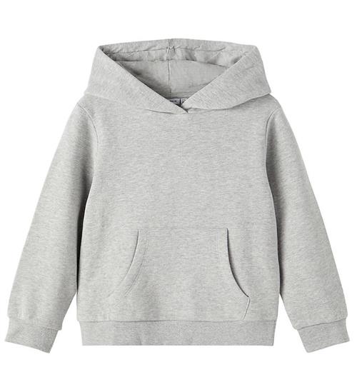 Name It Hættetrøje - Noos - NkfLena - Grey Melange