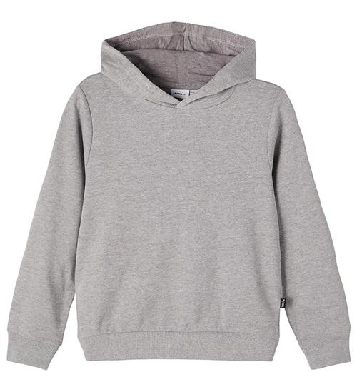 Name It Hættetrøje - Noos - NkfNasweat - Grey Melange