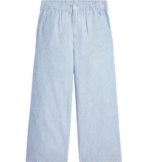 Polo Ralph Lauren Bukser - Seersucker - Blå/Hvidstribet