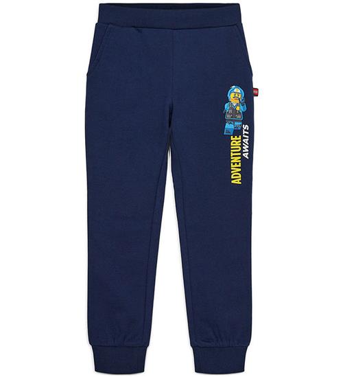 LEGOÂ® City Sweatpants - LWPhilo 104 - Dark Navy m. Print