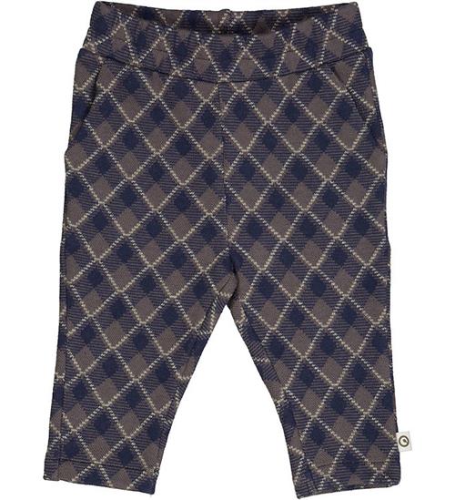 Müsli Bukser - Jacquard - Tower Grey/Night Blue/Desert Green