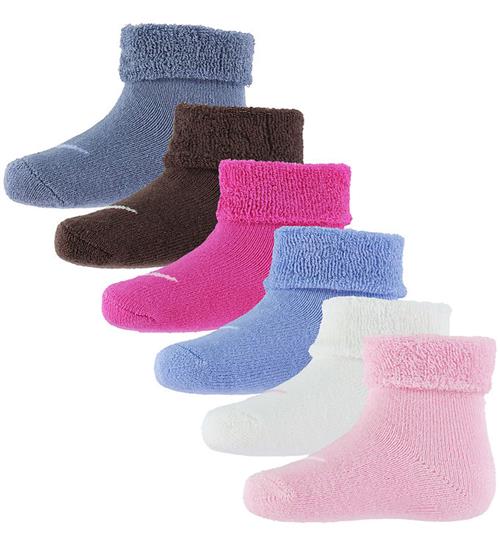 Nike Gåtrømper - 6-pak - Pink Foam/Blå