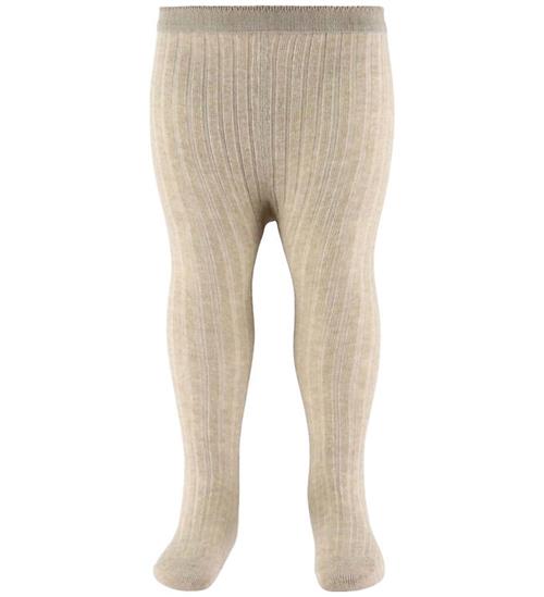 MP Strømpebukser - Rib - Beige