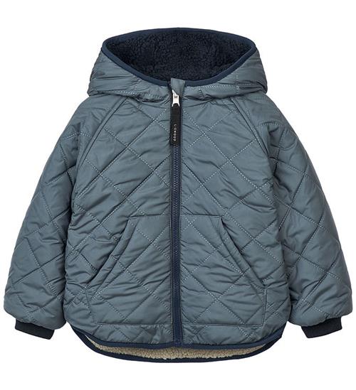 Liewood Termo/Fleecejakke - Jackson - Vendbar - Whale Blue Multi