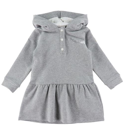 Moncler Sweatkjole - Gråmeleret m. Hvid