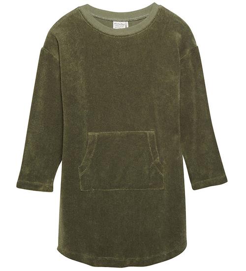 Minymo Kjole - Frotté - Deep Lichen Green