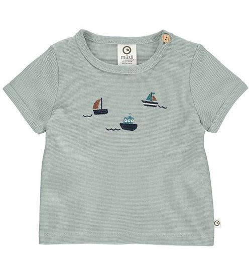 Müsli T-shirt - Waffle - Spa Green