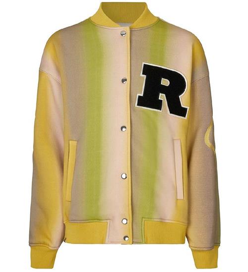 Se Rosemunde Bomberjakke - Yellow Gradient Print ved KidsWorld
