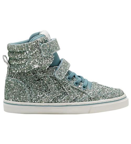 Hummel Støvler - Slimmer Stadil Glitter Jr - Mineral Blue