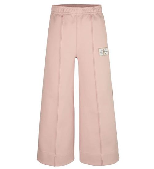 Calvin Klein Sweatpants - Active Wide Leg Sweatpants - Pink Bloo
