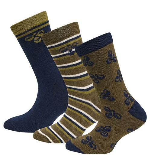 Hummel Strømper - 3-pak - hmlAlfie - Dark Olive