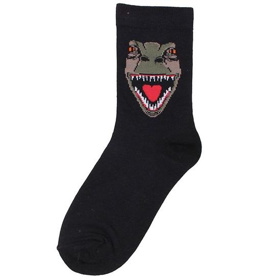 DYR-Cph Strømper - DYRGalop - Black T-Rex