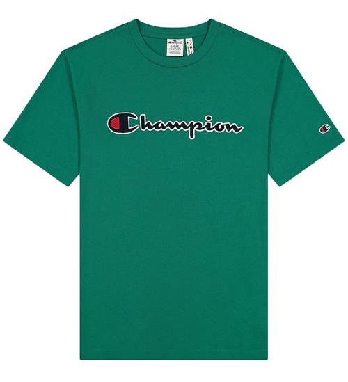 Champion Fashion T-shirt - Grøn m. Logo