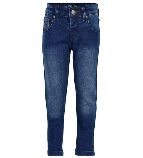 Minymo Bukser - Stretch Slim Fit - Blå Denim