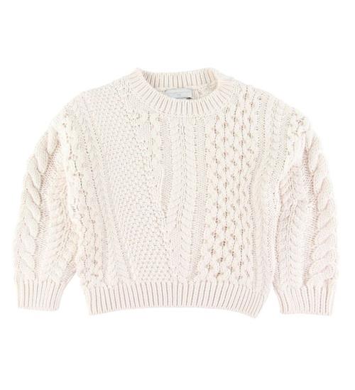 Stella McCartney Kids Striktrøje - Uld/Bomuld - Rosa