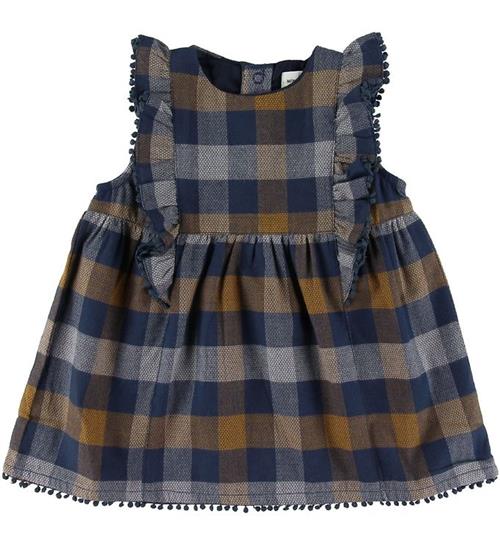 Se Mini A Ture Kjole - April - Black Iris Blue ved KidsWorld