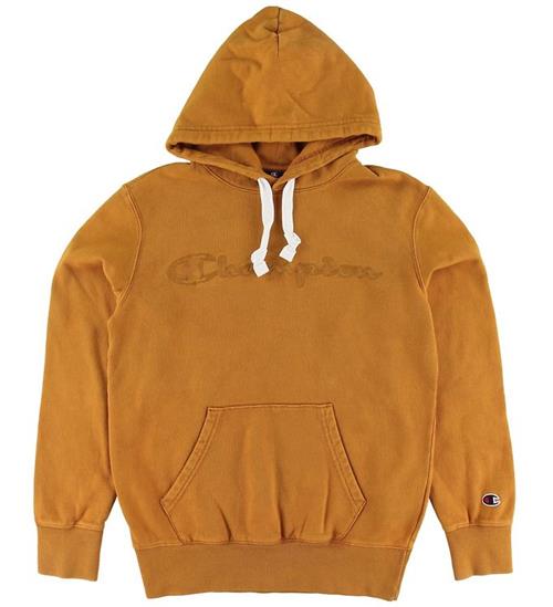 Champion Fashion Hættetrøje - Brændt Orange m. Logo