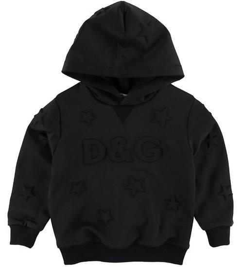 Dolce & Gabbana Hættetrøje - Sort m. Logo