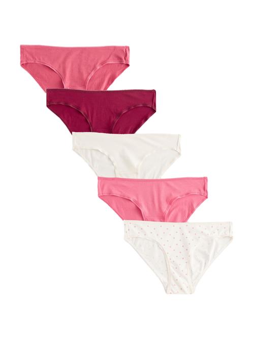 Next Slip  pink / hindbær / mørk pink / hvid