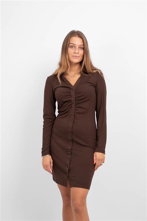 Siva Polo Kjole - Hot Fudge - L - ONLY