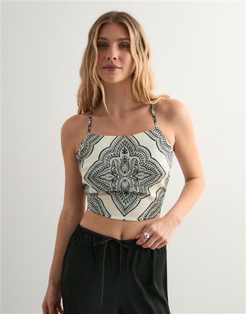 Only - Mønstret - Onlhairon Singlet Wvn
