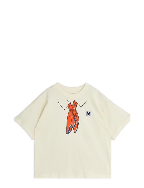 Scarf Sp Ss Tee Mini Rodini Cream