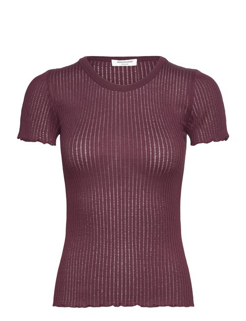 Belize Poinetelle T-Shirt Rosemunde Burgundy