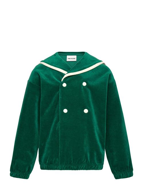 Sailor Velour Sweatshirt Mini Rodini Green