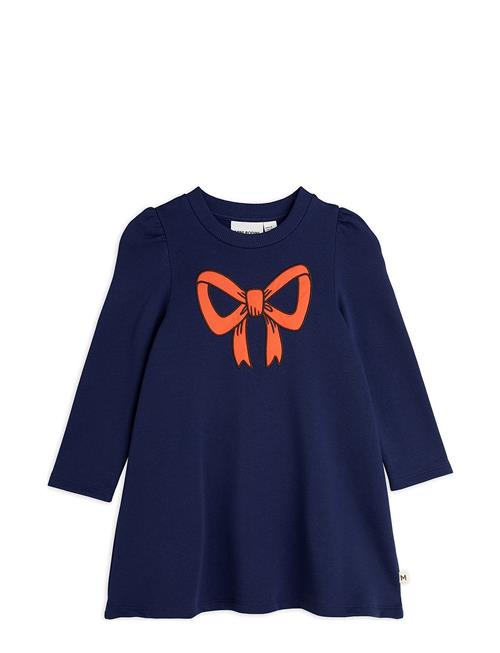Se Bow Application Sweatdress Mini Rodini Navy ved Booztlet