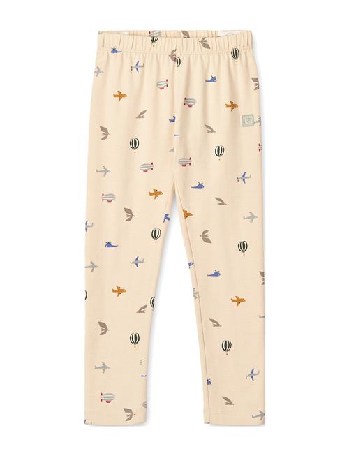 Marie Printed Leggings Liewood Beige