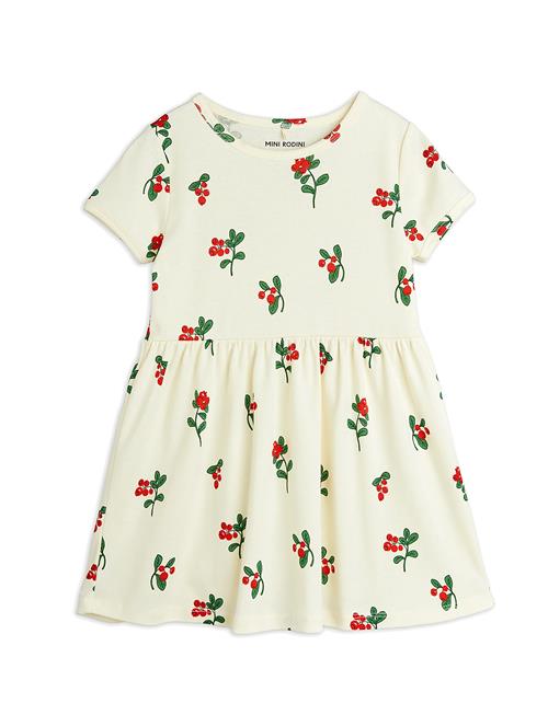 Lingonberries Aop Ss Dress Mini Rodini Beige