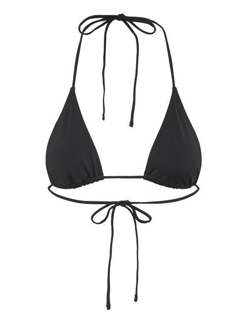 Strappy Triangle Bikini Top Weekday Black