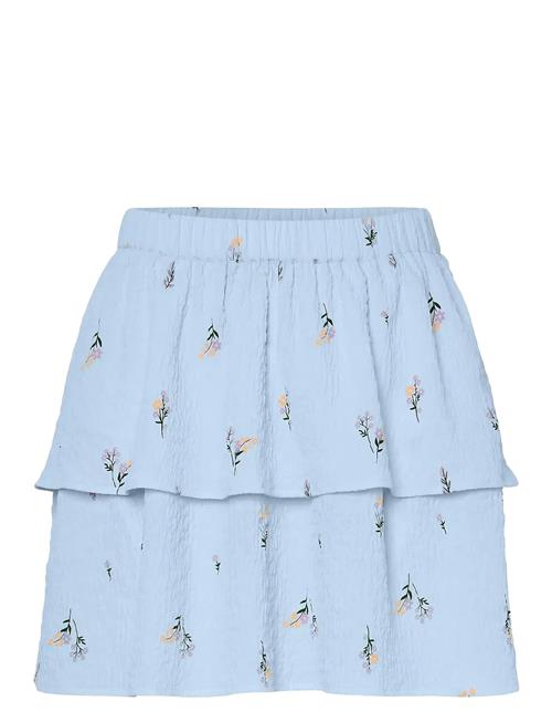 Pcjeo Hw Short Skirt Wvn D2D Pieces Blue
