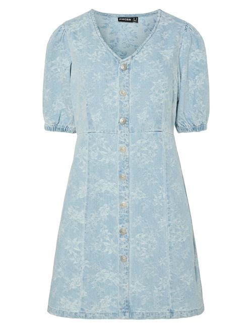 Pcfeline Ss Denim Dress Pieces Blue