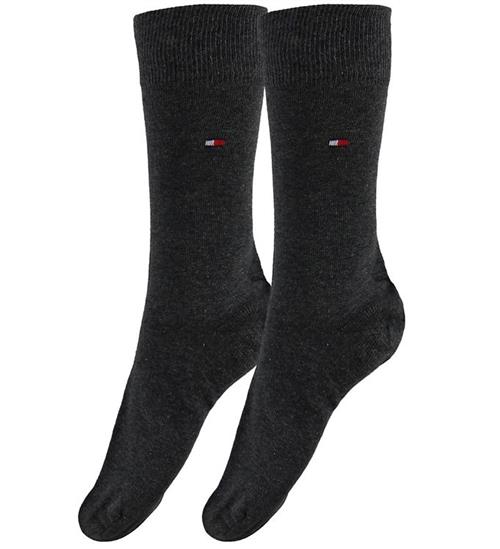 Tommy Hilfiger Strømper - 2-pak - Casual - Koksgråmeleret