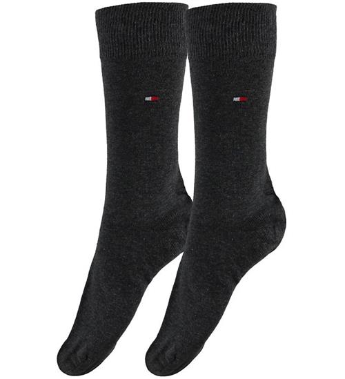 Tommy Hilfiger Strømper - 2-pak - Classic - Koksgråmeleret
