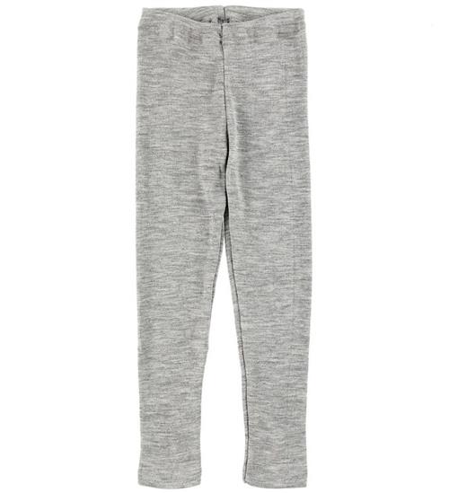 Engel Leggings - Uld/Silke - Gråmeleret