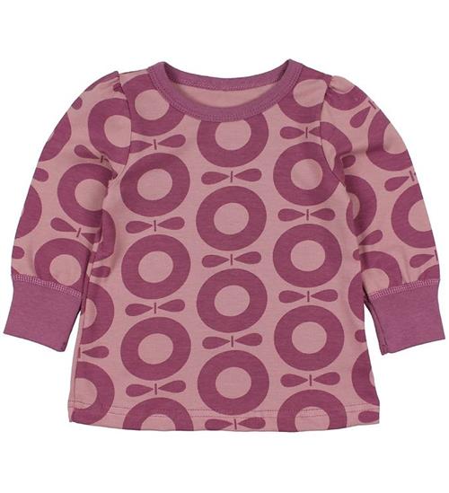 Katvig Classics Bluse - Rosa m. Lilla Æbler