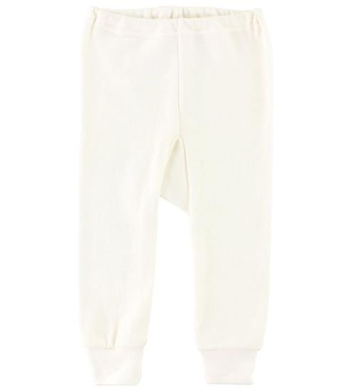 Joha Leggings - Uld/Bomuld - Råhvid