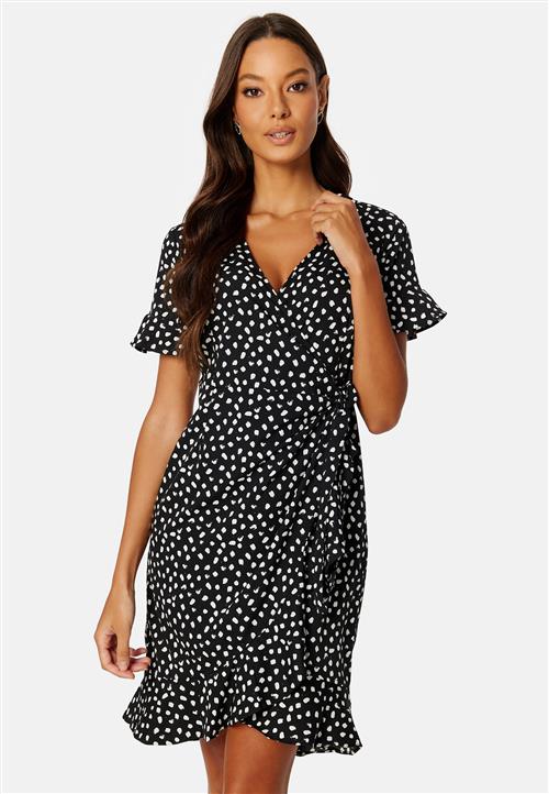 VERO MODA Henna Dot 3/4 Wrap Dress