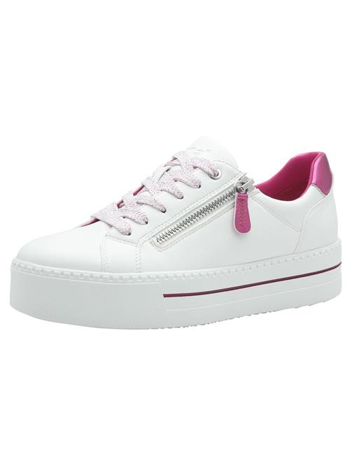 JANA Sneaker low  pink / hvid