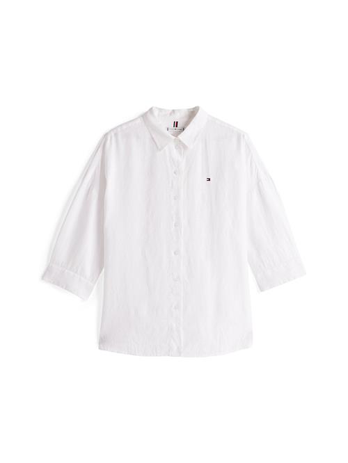 TOMMY HILFIGER Bluse 'ESS'  hvid