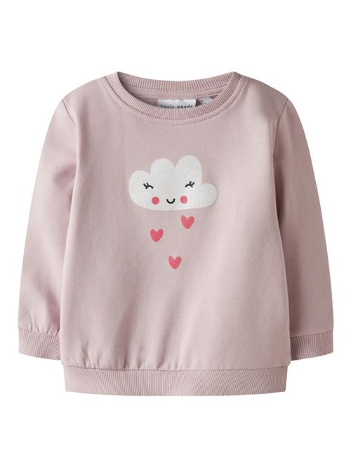 NAME IT Sweatshirt 'NBFVRILLIE'  creme / lilla / cranberry