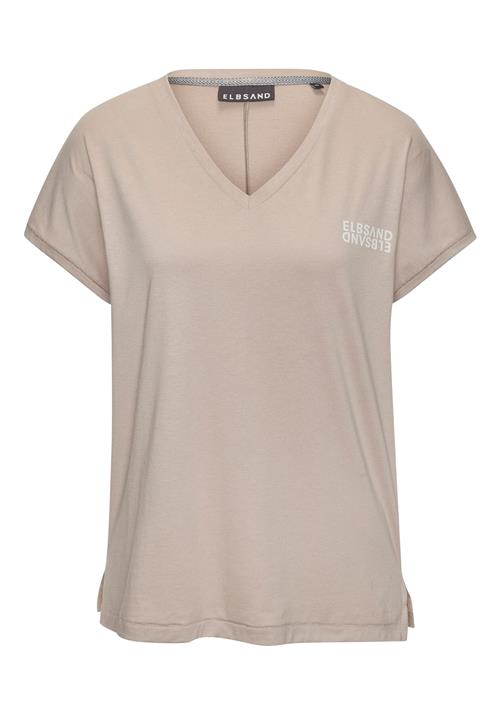 Elbsand Shirts  taupe / hvid