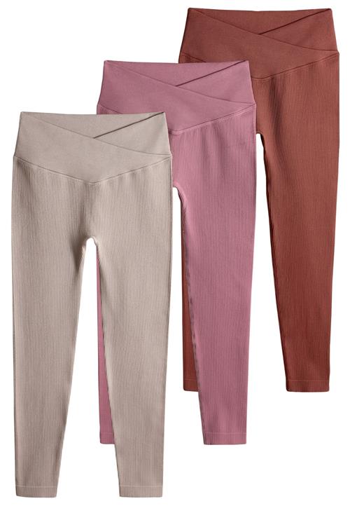 The Set Leggings  rustbrun / greige / eosin