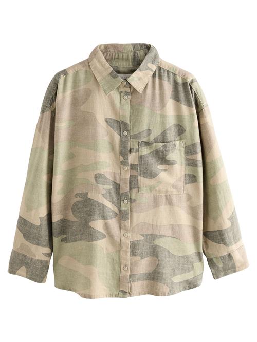 Next Bluse  khaki / lysegrøn / mørkegrøn